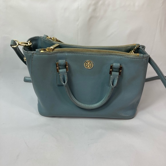 Tory Burch Handbags - Tory Burch Robinson Oasis Double-zip Mini Tote Bag